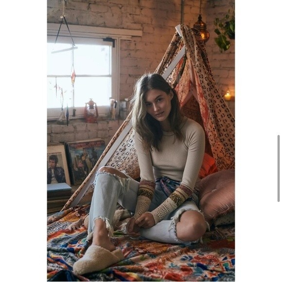 Free People In The Mix‎ Cuff Top S - Picture 2 of 9